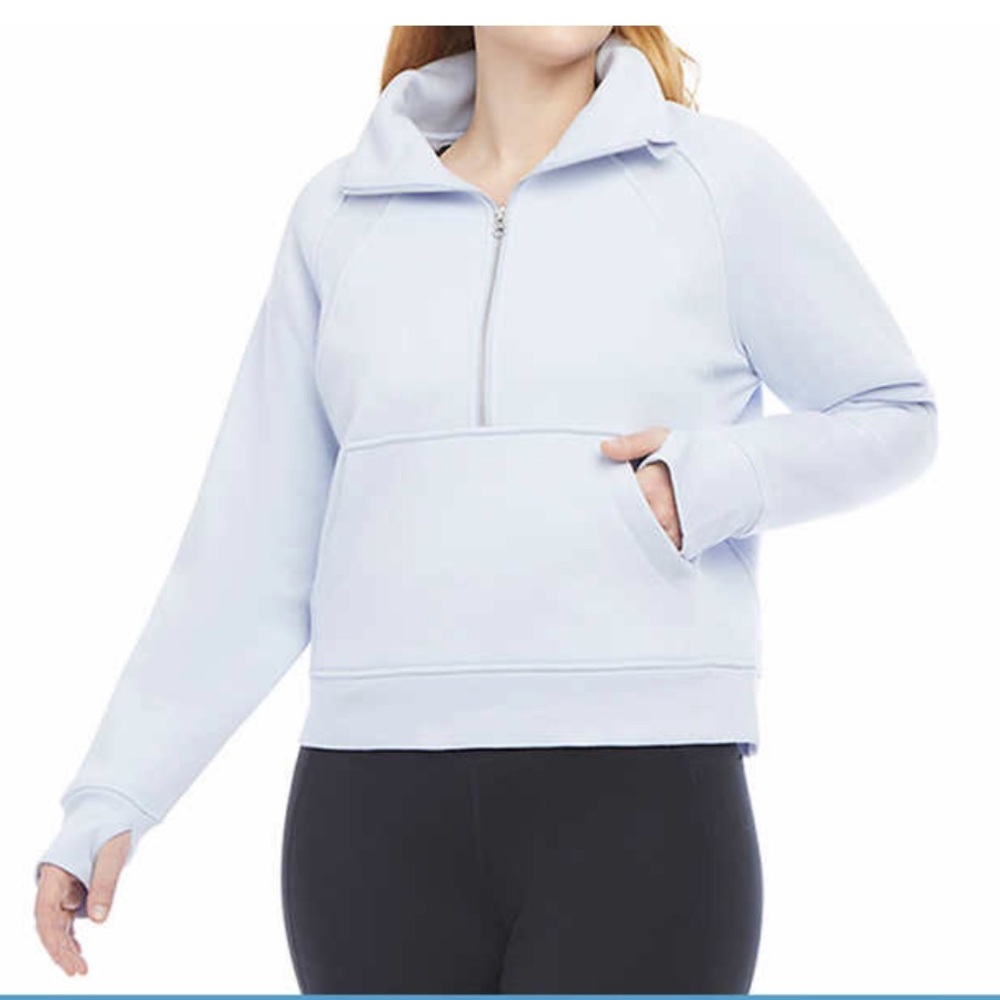 NWT Danskin Ladies' Cozy Half-Zip Pullover